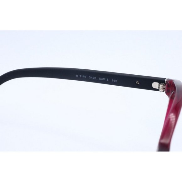 New Burberry B 2176 3496 Cat Eye Pink Optical Frame Eyeglasses Demo Lenses 53mm - Picture 4 of 5